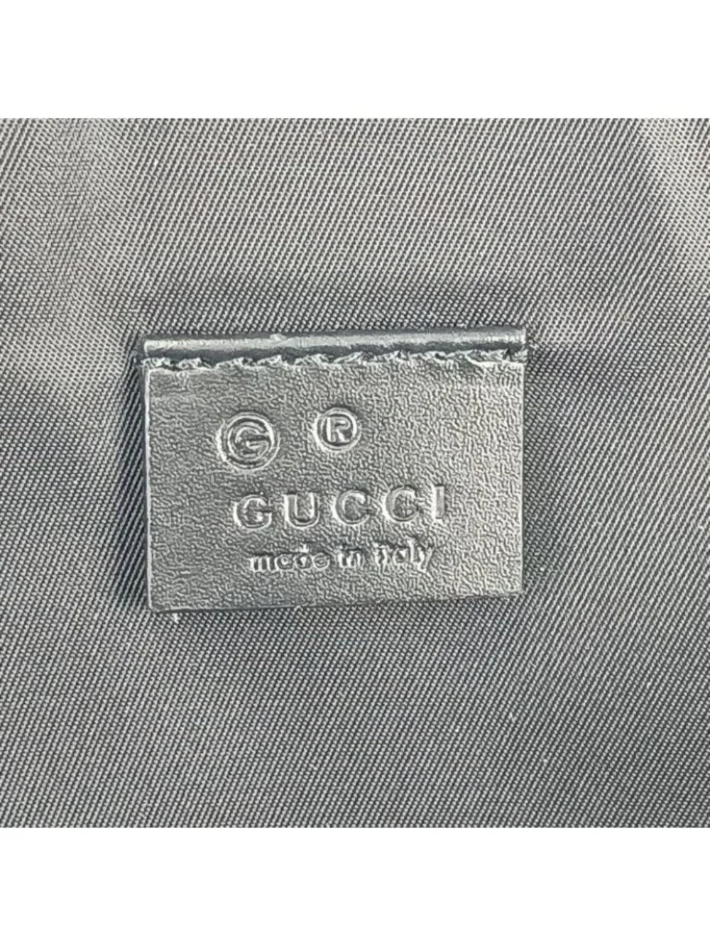 Gucci Backpack Sherry Line Black Silver Hardware Canvas - Picture 8 of 9